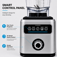 Mixeur Commercial 2,2 L à Commande par Bouton, Multi-Vitesses, pour Smoothies, Jus et Préparation de Boissons – Vente en Gros