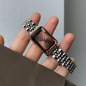 Montre CILOA marron rétro personnalisable pour femmes, nouvelle tendance 2025, mode de haute qualité, étanche, cadeau de luxe, montre à quartz - Product Image 3