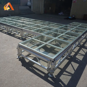 Nhôm kính trong suốt <span class=keywords><strong>Acrylic</strong></span> sân khấu nền tảng cho các sự kiện đám cưới và triển lãm - Product Image 3