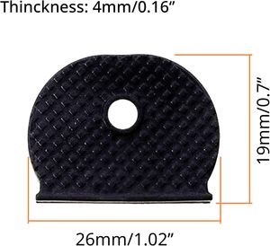 Copritasti YDS in Silicone, Identificatori Semicircolari per Tasti e Protezioni Colorate per Etichette - Product Image 4