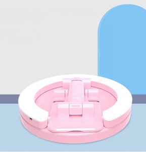 Lampe Annulaire LED Pliable et Portable pour Selfie <span class=keywords><strong>avec</strong></span> Support de Téléphone et Trépied pour Streaming Vidéo en Direct - Product Image 6