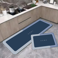 Prix de gros 2 pièces tapis de cuisine antidérapants imperméables pour sol tapis de cuisine en caoutchouc à séchage rapide tapis de sol tapis pour la décoration intérieure