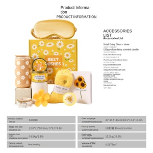 Coffret cadeau de remerciement le plus vendu Sunshine Woman Relaxation Voyage <span class=keywords><strong>Spa</strong></span> Douche Parfumé Promotion Fête des mères Anniversaire - Product Image 4