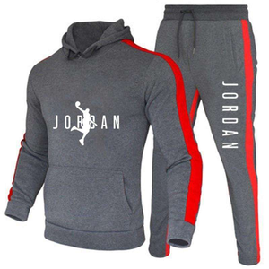 Bộ áo hoodie nam chất liệu sợi polyester cao cấp mùa đông 2025, thiết kế thời trang hai mảnh liền thân - Product Image 4