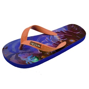 Nicecin – Tongs décontractées pour hommes, design personnalisé, imprimé graphique vibrant, semelle antidérapante durable, sandales de plage extérieures - Product Image 1