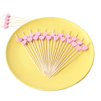 Drapeaux en bois vierges personnalisés de 3,5*2,5 cm, écologiques, jetables, drapeaux nationaux pour la décoration alimentaire, fabriqués en bambou