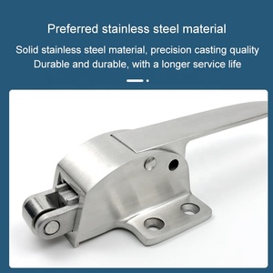 มือจับประตูเตาอบสเตนเลสสตีลขนาด6นิ้วปรับระดับได้พร้อมช่องแช่แข็งห้องเย็นทำจากโลหะผสมสังกะสี - Product Image 6