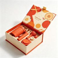 Boîte magnétique pour soins de la peau, coffret cadeau rigide à rabat, logo estampé à chaud, insert en mousse EVA pour emballage de coffret cadeau