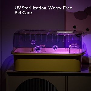 새로운 모델 플라스틱 햄스터 케이지 골든 햄스터 실내 성 스타일 채광창 개방형 내구성 완벽 패키지 사계절용 - Product Image 3