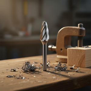 TTAKE AB8500 <b>Ball</b> Nose Radius Rotary Burr 9.6 Mm Solid Carbide For Metal Wood Plastic Cutting - Product Image 3