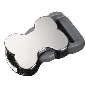 Hebilla metálica en forma de hueso, plateada, ajustable, para bolso, mochila, cochecito, correa para mascotas, accesorio, cierre duradero - Product Image 4