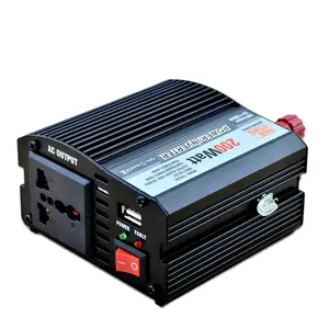 200W Uống Kích Thước Nhỏ Nhỏ Biến Tần Loại 12V 220V <span class=keywords><strong>Dc</strong></span> Để <span class=keywords><strong>Ac</strong></span> Xe Điện Chuyển Đổi Quảng Châu Nhà Sản Xuất, Nhà Máy Điện Biến Tần - Product Image 3