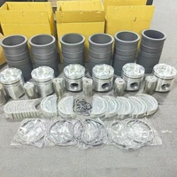 Kit de chemises et pistons pour moteurs de machines de construction S6S S6B S6R S12R 4M50 6M60 S6K D06FR, compatible avec les pièces de moteur Mitsubishi