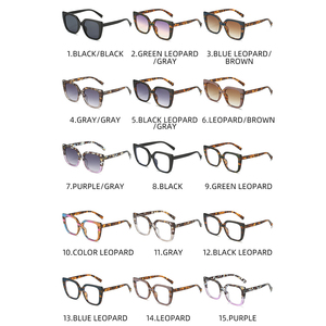 Prêt à expédier nouveau européen américain à la mode grand cadre lunettes de soleil transfrontalières femmes mode lunettes de soleil mode femmes lunettes de soleil - Product Image 4