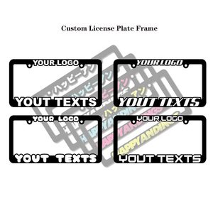 Custom License Plate Frames With Embossed
