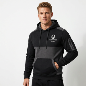 Sudadera con Capucha Personalizada para Hombre, Logotipo Bordado, Tela Premium, Estilo Casual, Color Sólido, Diseño con Bolsillos, Corte Regular, Sudadera de Punto - Product Image 2