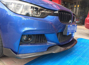 Spoiler Anteriore in Fibra di Carbonio per BMW Serie 3 F30 F35 M Sport 320i 325i 328i 2012-2018 Stile MAD - Product Image 5