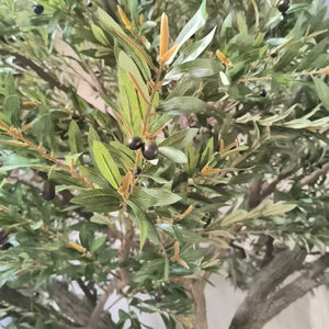 Arbre Bonsaï d'Olivier Artificiel de 3m de Haut Fait à la Main Décor d'Intérieur Faux Arbre de Noël UV Arrangement <span class=keywords><strong>Extérieur</strong></span> Saisonnier - Product Image 5