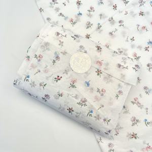 Sabun giysi doku kağıt seidenpackaging ambalaj için özel baskılı çiçek ince ambalaj kağıdı - Product Image 2