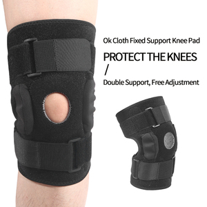 Genouillère orthopédique de sport en silicone réglable pour la décompression et le soulagement de la douleur Conception d'ouverture de la rotule - Product Image 2