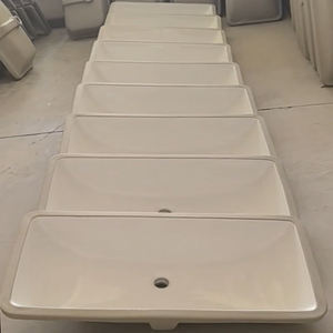 Vasque surdimensionné Lavabo moderne <span class=keywords><strong>en</strong></span> céramique évier fixer à la vanité chambre lavabos encastrés vasques <span class=keywords><strong>en</strong></span> grès cérame bol - Product Image 5