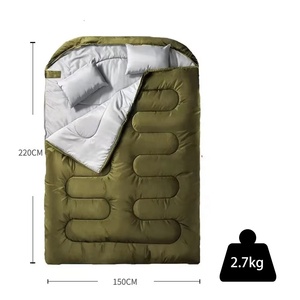 <span class=keywords><strong>Sac</strong></span> <span class=keywords><strong>de</strong></span> <span class=keywords><strong>couchage</strong></span> double Lloydberg pour temps froid pour adultes, taille <span class=keywords><strong>Queen</strong></span>, deux personnes, imperméable, polyester léger, <span class=keywords><strong>sac</strong></span> <span class=keywords><strong>de</strong></span> camping et <span class=keywords><strong>de</strong></span> randonnée - Product Image 2