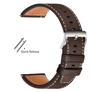 Correa de Cuero de 20mm 22mm para Samsung Galaxy <span class=keywords><strong>Watch</strong></span> 7 6 5 4 3, para Huawei <span class=keywords><strong>WATCH</strong></span> 5 4/GT6 Pro <span class=keywords><strong>GT</strong></span> <span class=keywords><strong>Runner</strong></span> 2, Repuesto de Correas para Reloj de Pulsera - Product Image 6
