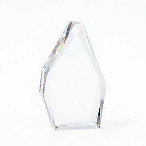 HBLWholesale Bulk 3D Laser Engrave Blank Crystal Diamond Shape Clear Glass Blank for Laser Photo <strong>Memorial</strong> <strong>Gift</strong> - Product Image 5