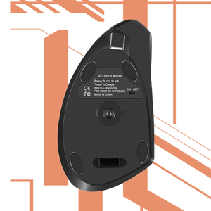 JERTECH <span class=keywords><strong>Mouse</strong></span> JR322 PC ergonomis, <span class=keywords><strong>Mouse</strong></span> game Tipe C USB dengan tali tangan, kotak hadiah nirkabel vertikal dapat diisi ulang - Product Image 3