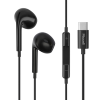 Écouteurs de jeu universels Miccell en gros, type C, filaires pour iPhone, écouteurs filaires pour smartphone et ordinateur portable