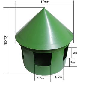 Boîte à terre en plastique de haute qualité <span class=keywords><strong>pour</strong></span> pigeons voyageurs - Alimentation/abreuvement, boîte à nourriture en terre rouge, auge à sable sain <span class=keywords><strong>pour</strong></span> oiseaux, poulets - Product Image 2