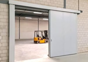 Puertas correderas resistentes al fuego industriales de acero <span class=keywords><strong>Puerta</strong></span> corrediza <span class=keywords><strong>industrial</strong></span> <span class=keywords><strong>Puerta</strong></span> corrediza resistente al fuego de acero inoxidable - Product Image 6