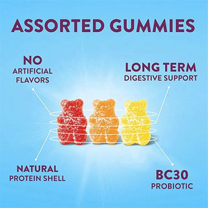 Buona massa di sapore Private Label avanzata enzimi digestivi probiotici integratori complessi digestore enzimi gummie