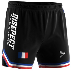 Shorts d'entraînement de la série Elite nationale allemande, inspirés de l'élément du drapeau, essentiels pour les maîtres des arts martiaux - Product Image 4