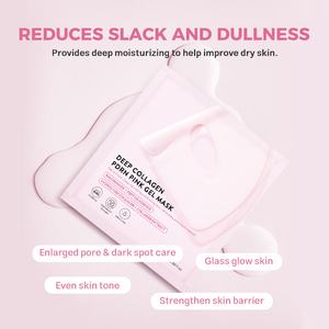 OEM ODM Koreanische Gesichts-Hautpflege-Maske Rosafarbenes Kollagen-Gelee-Gel Übernachtungs-Gesichts-Tuch Schönheits-Pflege für die Nasenhaut mit Hautpflege-Inhaltsstoffen - Product Image 5