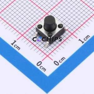 TS110426065 Tactile Switch SMD-4P,6x6mm Switch Single Pole Single Throw Round Button 2.6N 6.5mm - Product Image 1