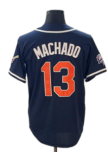 Jersey Cosido para Hombre al por Mayor 2026 San <span class=keywords><strong>Diego</strong></span> 23 # Tatis Jr. 13 # Machado 11 # Darvish <span class=keywords><strong>2</strong></span> #   Bogaerts 3 # Camiseta de Béisbol Americana Merrill - Product Image 3