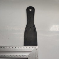 Couteau à mastic en plastique noir, 2 pouces, grattoir en plastique ABS économique
