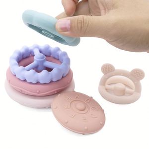 Bloques de construcción Montessori personalizados para niños, anillos de apilamiento para bebés, juguetes de aprendizaje para bebés, juguetes educativos - Product Image 4