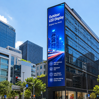 Grande edificio esterno P5 impermeabile Led Display Led flessibile Video parete pannello cartello