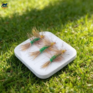 Kit de 5 mouches artificielles réalistes en poils de cerf pour <span class=keywords><strong>la</strong></span> pêche à <span class=keywords><strong>la</strong></span> <span class=keywords><strong>mouche</strong></span> en rivière, en ruisseau et <span class=keywords><strong>la</strong></span> pêche Tenkara, avec hameçons aiguisés - Product Image 3