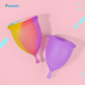 <span class=keywords><strong>Copa</strong></span> <span class=keywords><strong>Menstrual</strong></span> de Silicona Médica 100% Ecológica de Furuize, Etiqueta OEM, Gran Capacidad de Almacenamiento de Sangre, Venta al por Mayor - Product Image 3