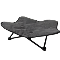 Lit pour chien pliable moderne et portable, design surélevé pour chiens