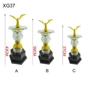 Trofeo Coppa fabbricazione trofeo di plastica piccione tazze sportive medaglie e nastri in ottone semplice Pin oro Tennis personalizzato resina trofeo - Product Image 6