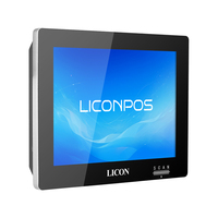 Système de caisse tactile capacitif LICON WLL-A6D 8 pouces pour restaurants, avec commande et paiement Android, résolution 1024x768