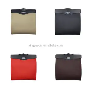 Organizador plegable para asiento de coche, bolsa colgante trasera, bolsa de basura para basura