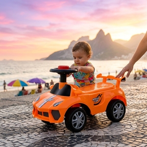 Coche Deslizante para Niños con Bocina <span class=keywords><strong>BiBi</strong></span>, Juguete de Empuje Estilo Lamborghini para Niños Pequeños de 1 a 3 Años, Caja Individual Premium a Color - Product Image 4
