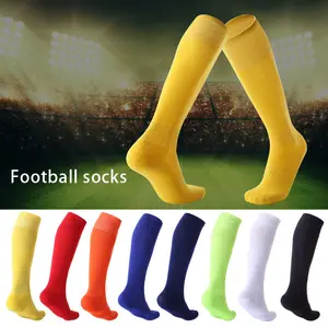 Meias de futebol unissex, meias de futebol, respiráveis, alta compressão, logotipo personalizado, esportiva