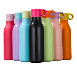 Botella de Agua Deportiva de Acero Inoxidable 304/201 con Diseño de Estrella Harajuku, Taza de Agua Multiusos Portátil - Product Image 1