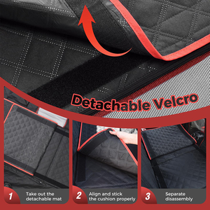 Premium Durable Oxford <span class=keywords><strong>Dog</strong></span> Car Seat Cover Extensor de asiento trasero Pet <span class=keywords><strong>Backseat</strong></span> <span class=keywords><strong>Dog</strong></span> Car Hamaca - Product Image 4